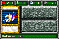 Dokurorider (スカルライダー) — level 3 Undead — 2 hearts, attack 20, defence 20 — faces Sum Sum Def2 Mov Atk Mag2