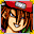 A red cap, a grin.