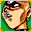 Bald and hairless, pierced all over, the eye of Wdjat on the forehead.
